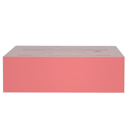 FUNTOUCH 2500mAh Large Rechargeable Travel Makeup Mirror with Lights, Portable Makeup Mirror with 10X Magnifying Mirror 3 Lighting Modes, Tabletop Folding Travel Mirror with PU Leather Cover (Pink)