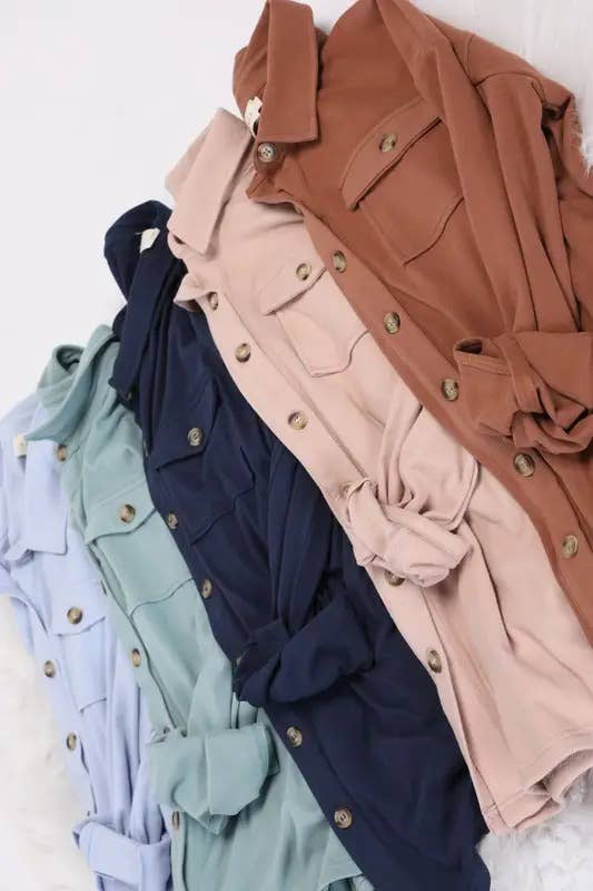 Flannel Shirt Jacket Soft Fleece Lined Shirt