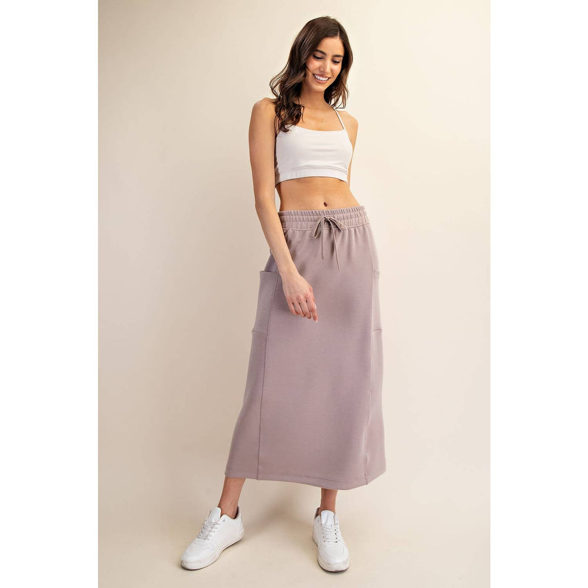 MODAL SCUBA LONG SKIRT