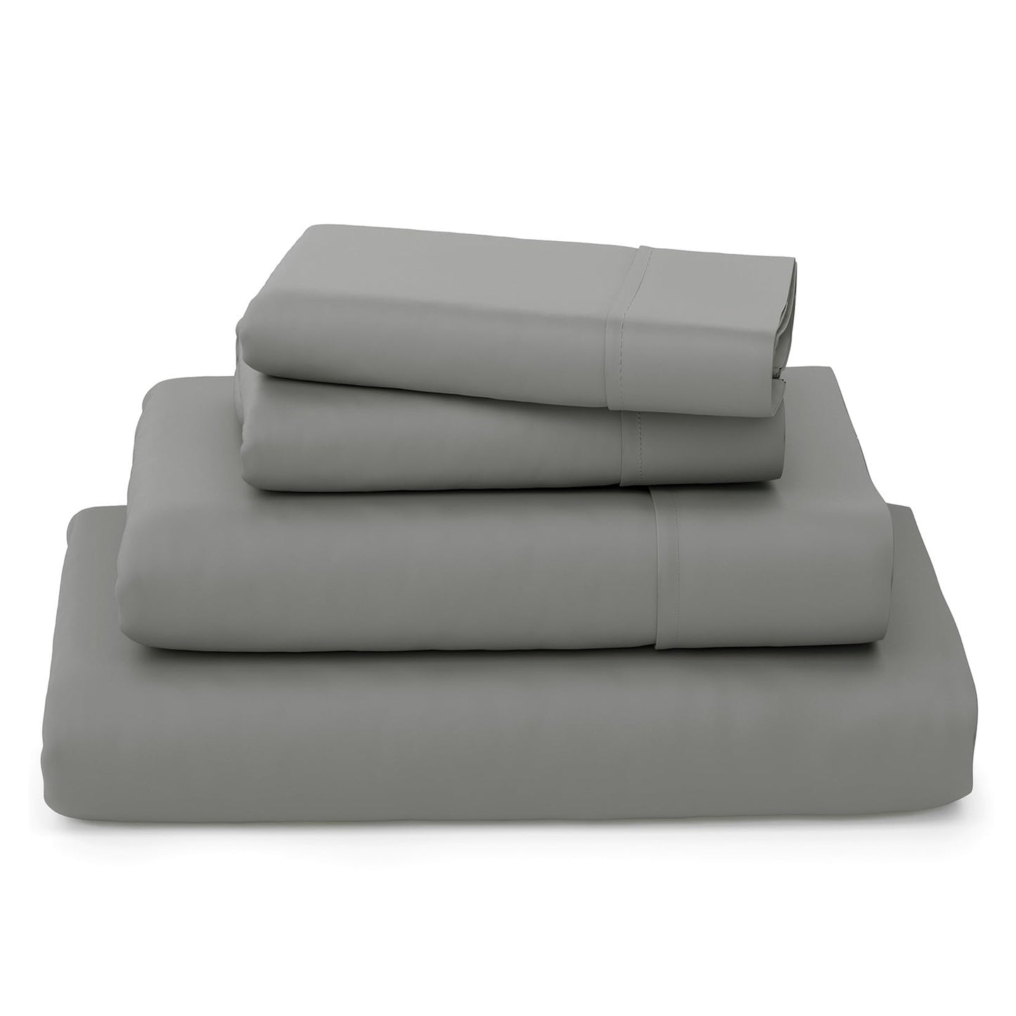 Cosy House Collection Luxury Sheets - Rayon Derived from Bamboo - Cooling & Breathable, Silky Soft, 16-Inch Deep Pockets - 4-Piece Bedding Set - King, Sage Green
