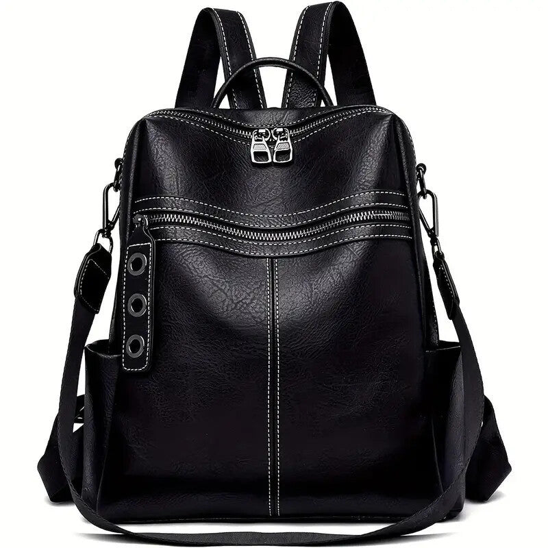 Purse For Women Fashion Faux Leather Convertible Shoulder Handbag Travel Bag Satchel Rucksack Ladies Bag