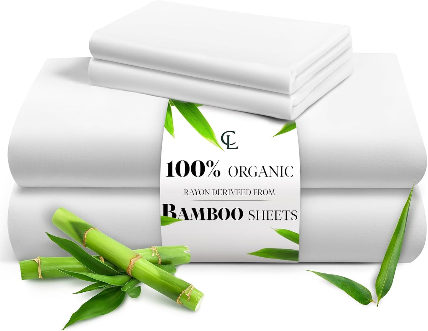 LuxClub 4 PC Full Sheet Set, Breathable Luxury Bed Sheets, Deep Pockets 18" Wrinkle Free Cooling Bed Sheets Machine Washable Hotel Bedding Silky Soft - Light Khaki Full