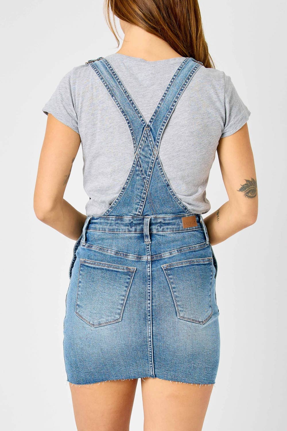 HW Raw Hem Overall Skirt (XL Only)
