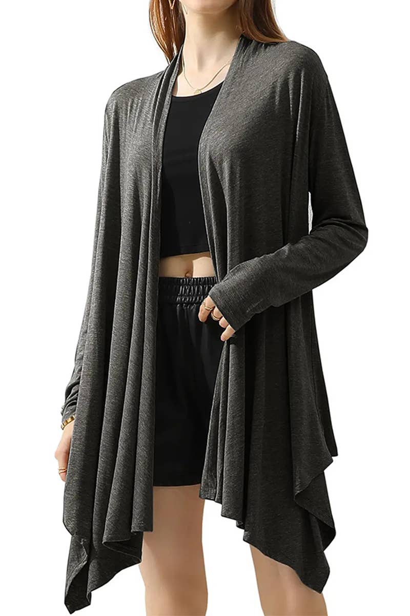 Long Sleeve Lightweight Duster Cardigan