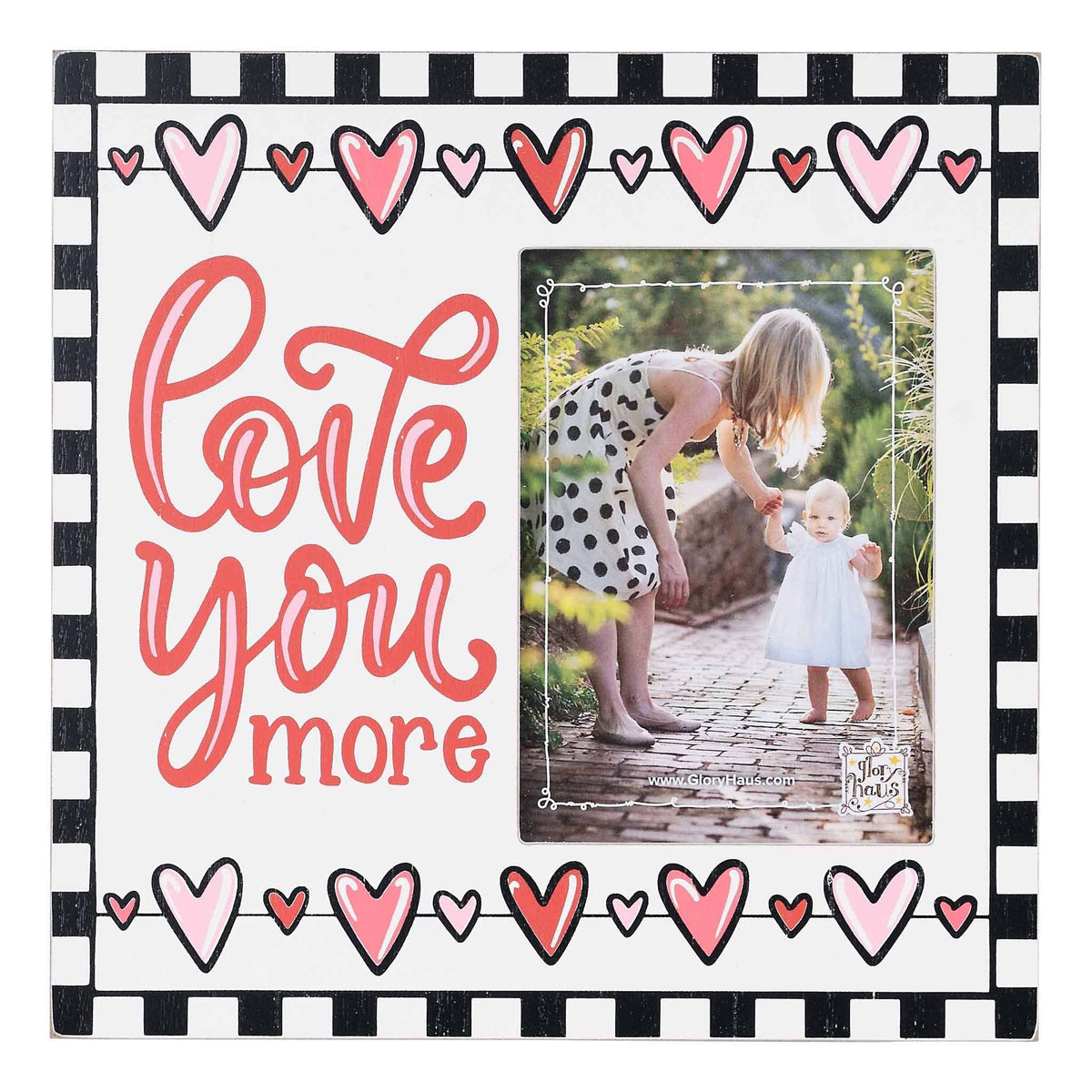Love you More Heart Frame - Valentine's
