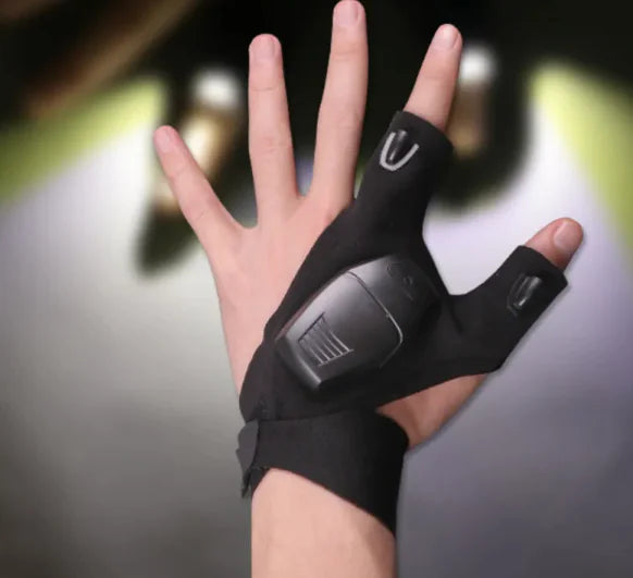 Glow-Fish LED Fishing Gloves