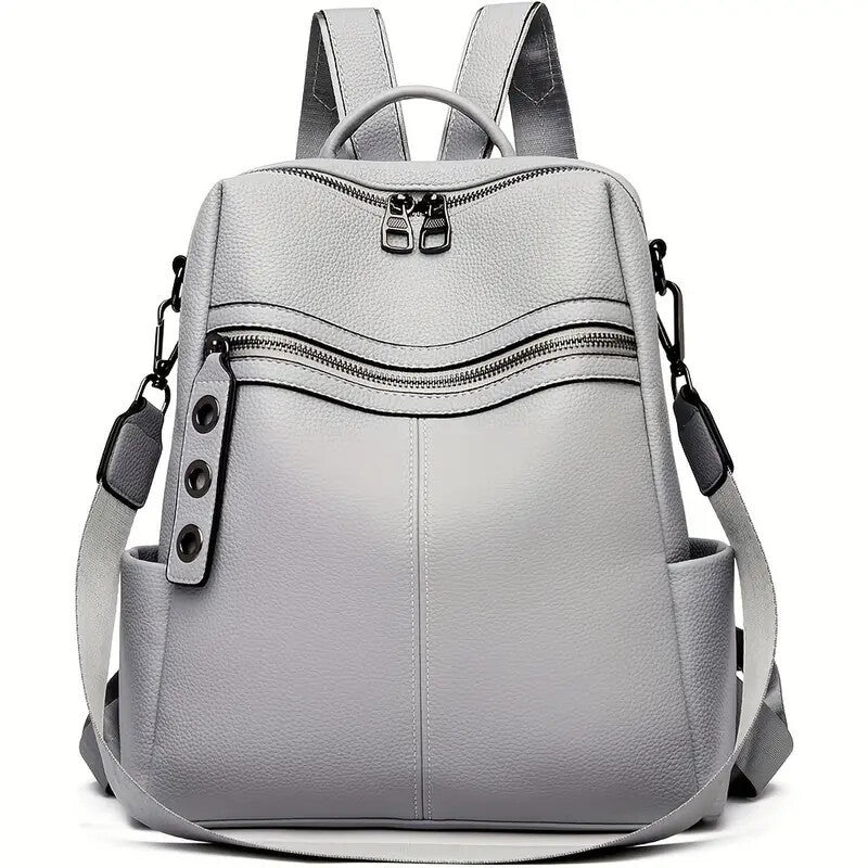 Purse For Women Fashion Faux Leather Convertible Shoulder Handbag Travel Bag Satchel Rucksack Ladies Bag