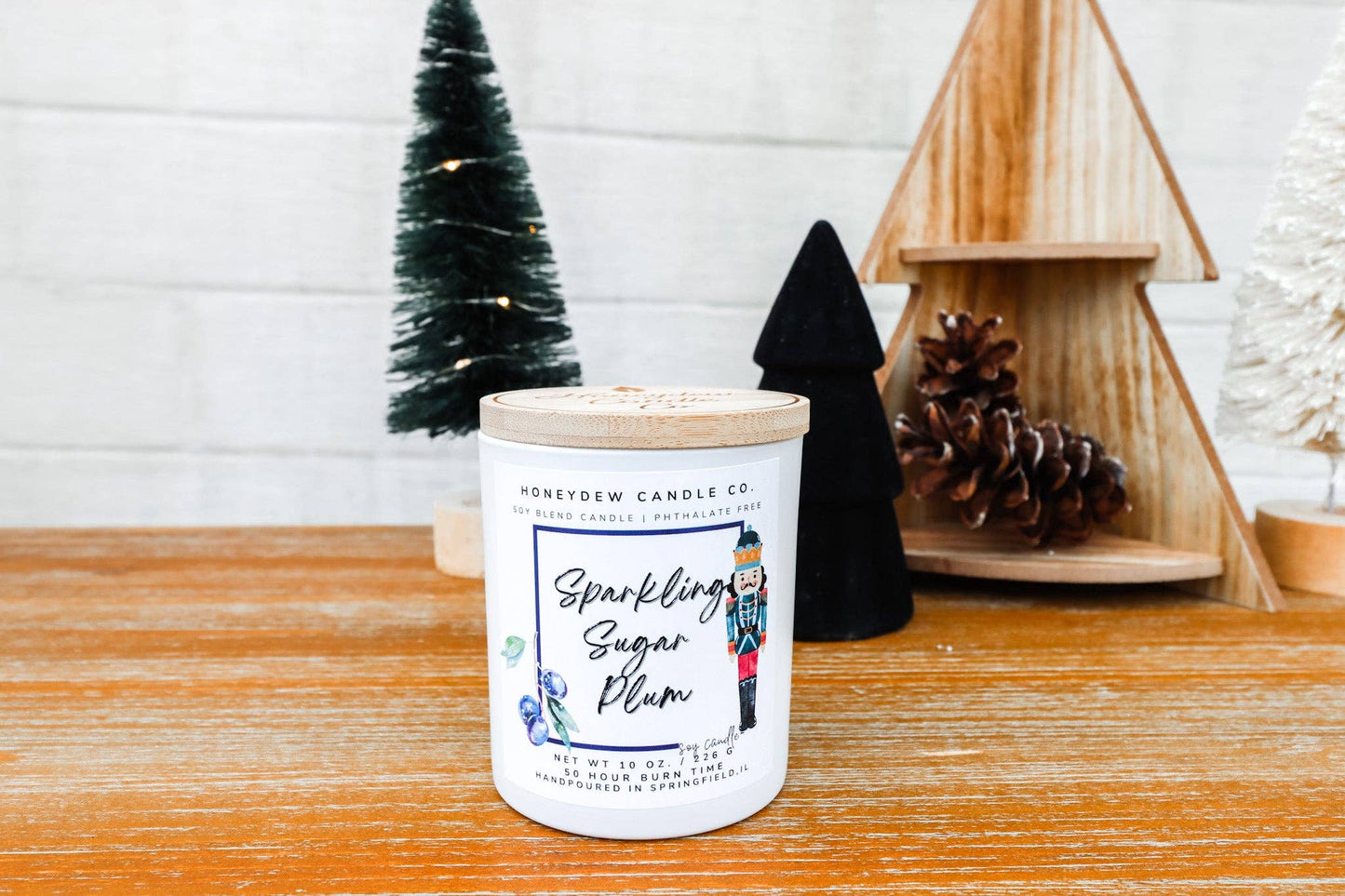 Sparkling Sugar Plum 8 oz Jar Candle