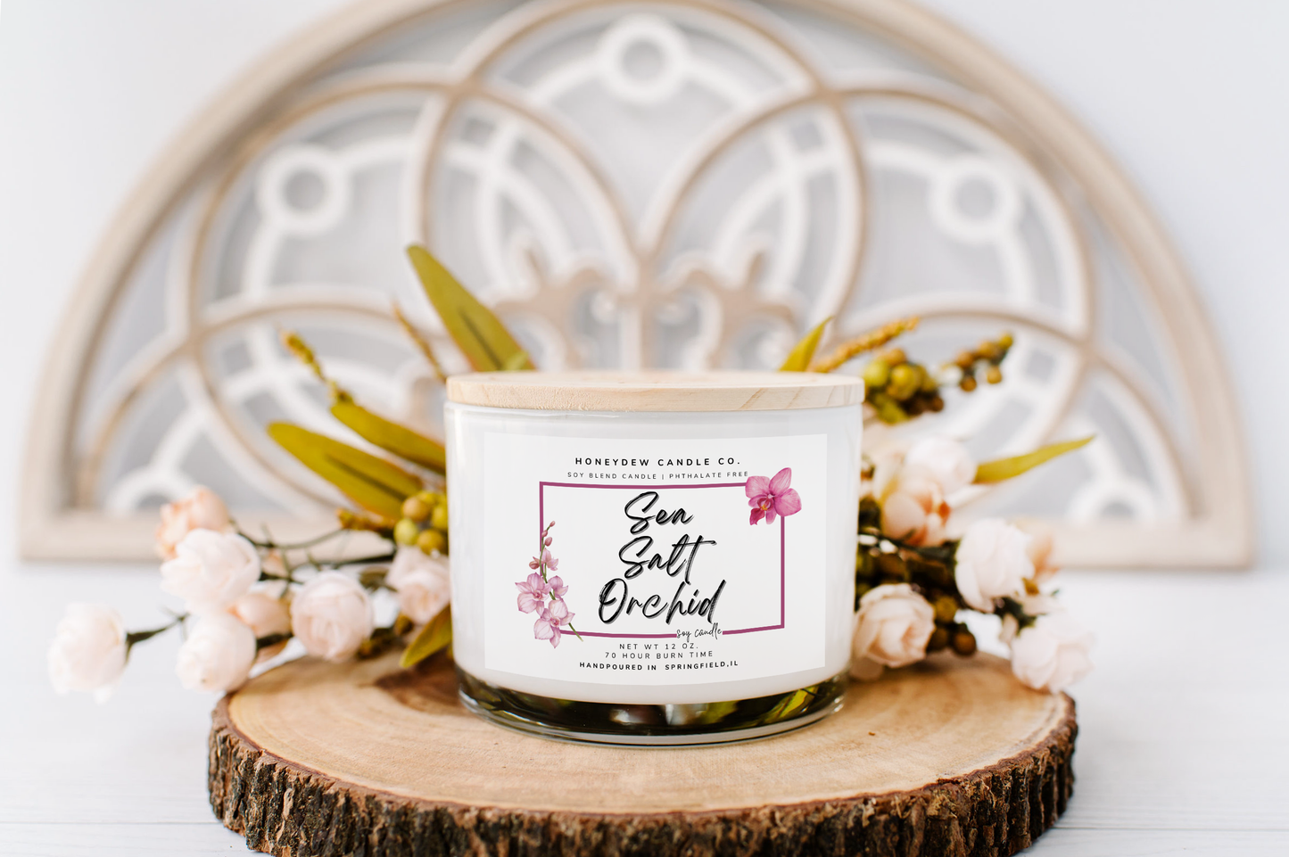 3 Wick Candle Sea Salt Orchid