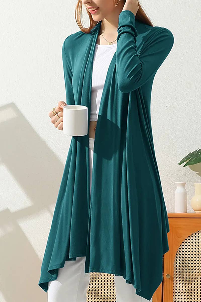 Long Sleeve Lightweight Duster Cardigan