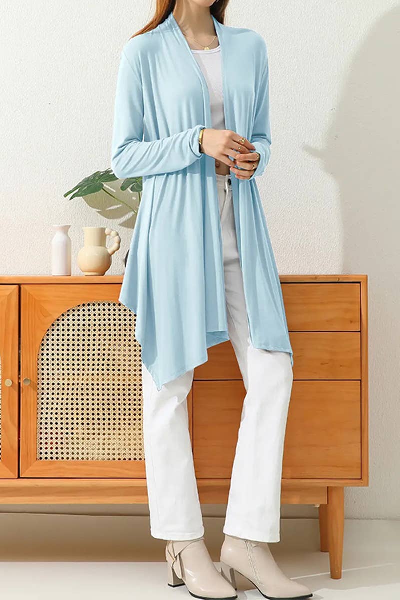 Long Sleeve Lightweight Duster Cardigan