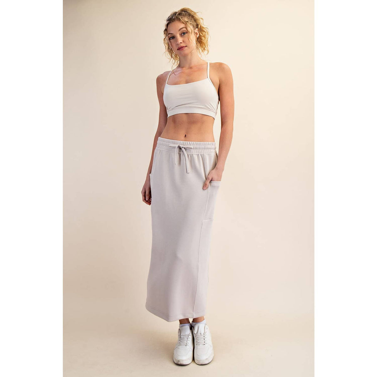 MODAL SCUBA LONG SKIRT