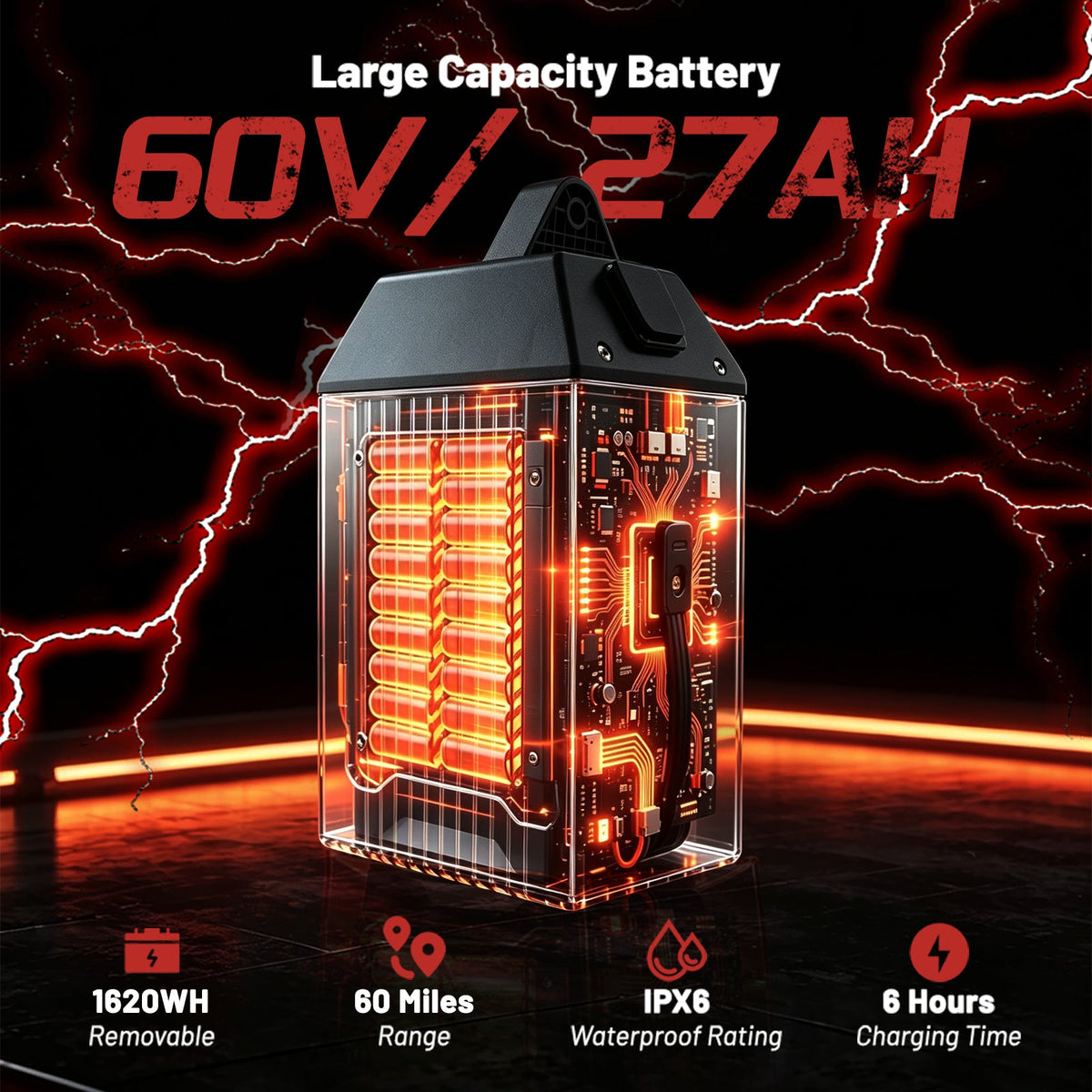SYX MOTO SPRK Electric Dirt Bike | 5500W High Torque Peak Off-Road Sports Power Gear (60V 27Ah)
