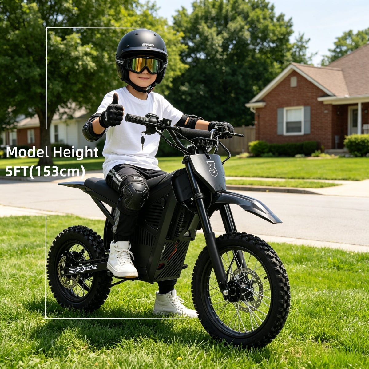 SYX MOTO ARC 3000W Electric Dirt Bike Off Road | 48V Mid-Drive Pro Trail Bike