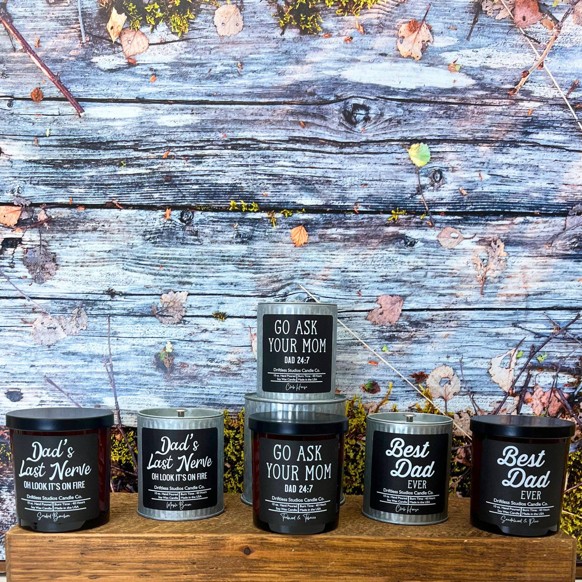 Go Ask Your Mom - Fathers Day Candles - Soy Wax Candle