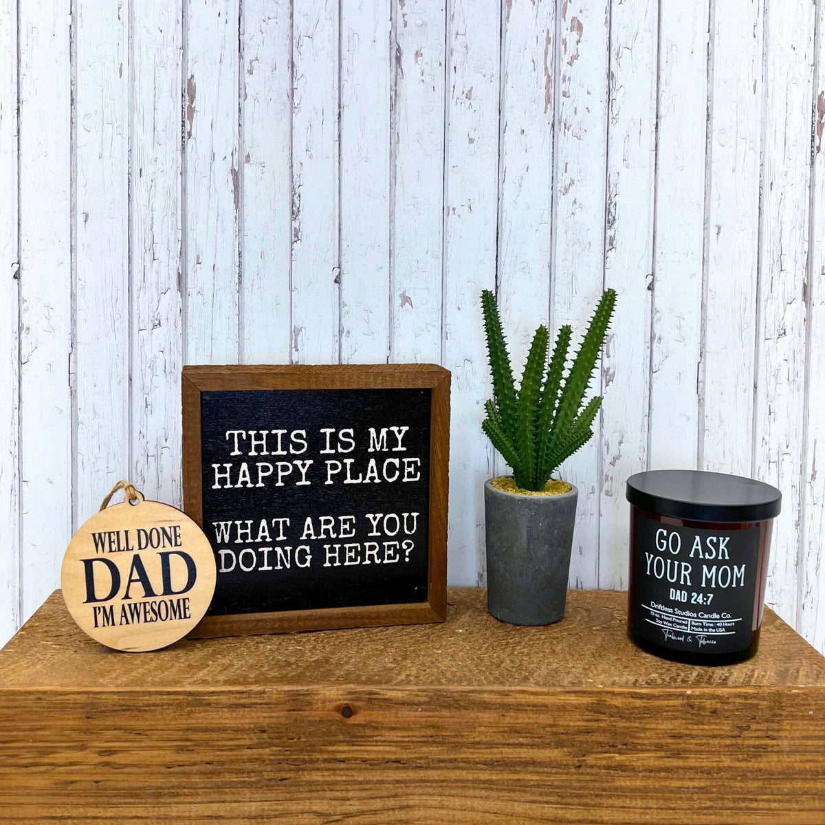 Go Ask Your Mom - Fathers Day Candles - Soy Wax Candle
