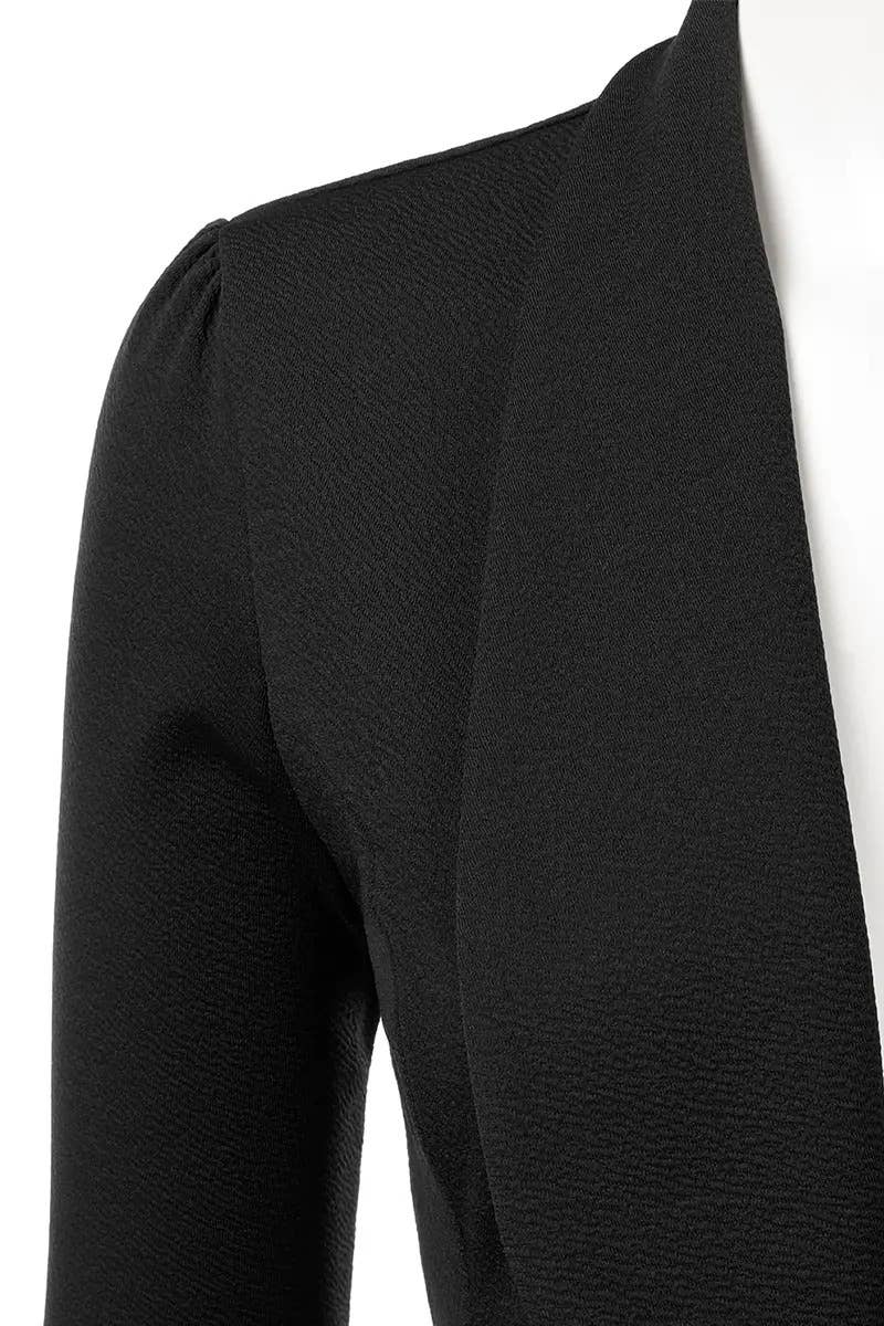 Women’s Linen 3/4 Sleeve Blazer Jacket