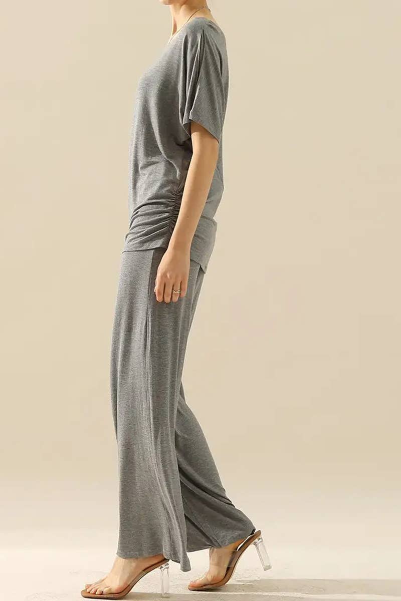 Elegant High-Waist Flare Work Pants