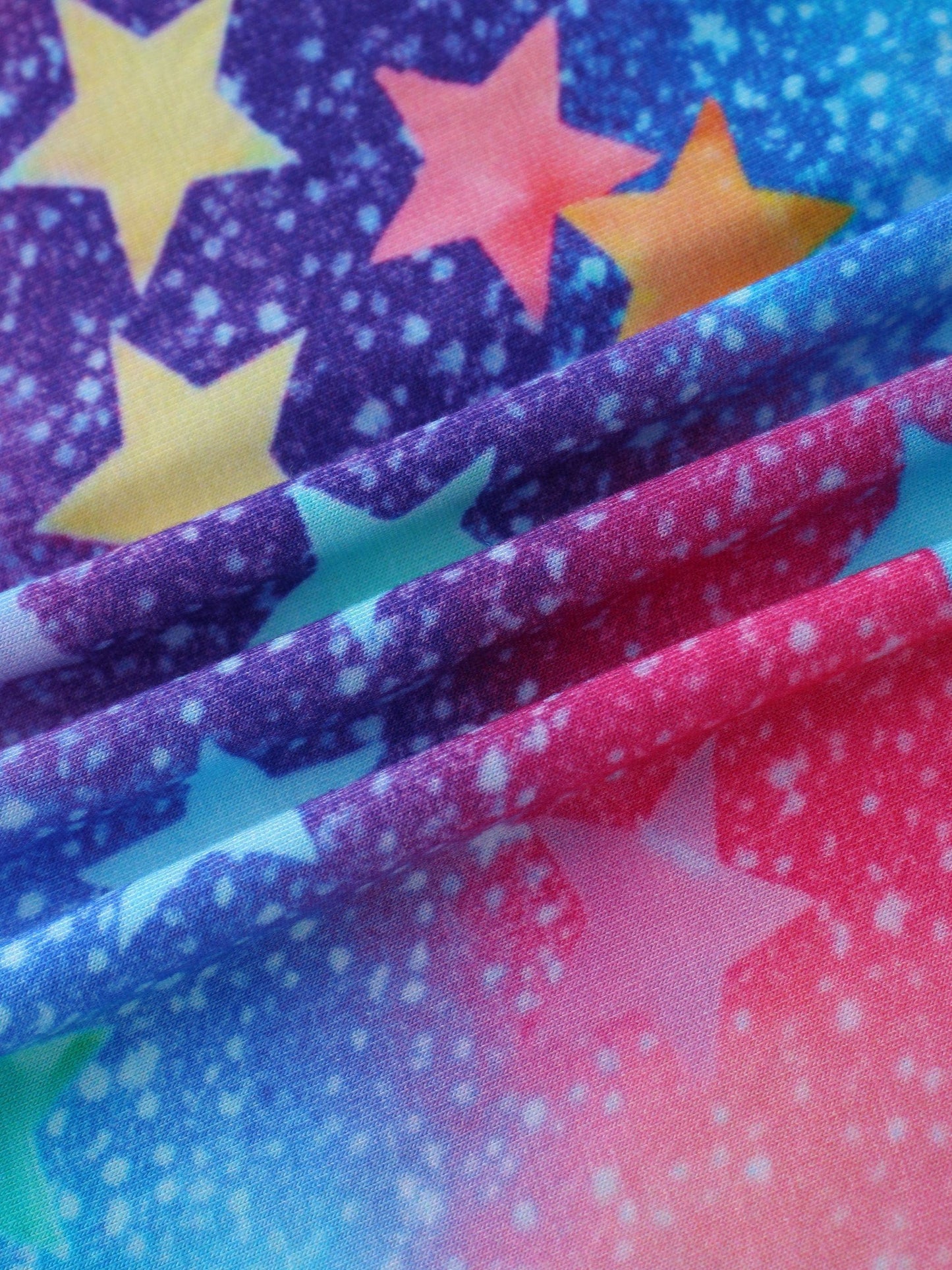 PoshTOT Colorful Stars Bamboo Women's Lounge Dress