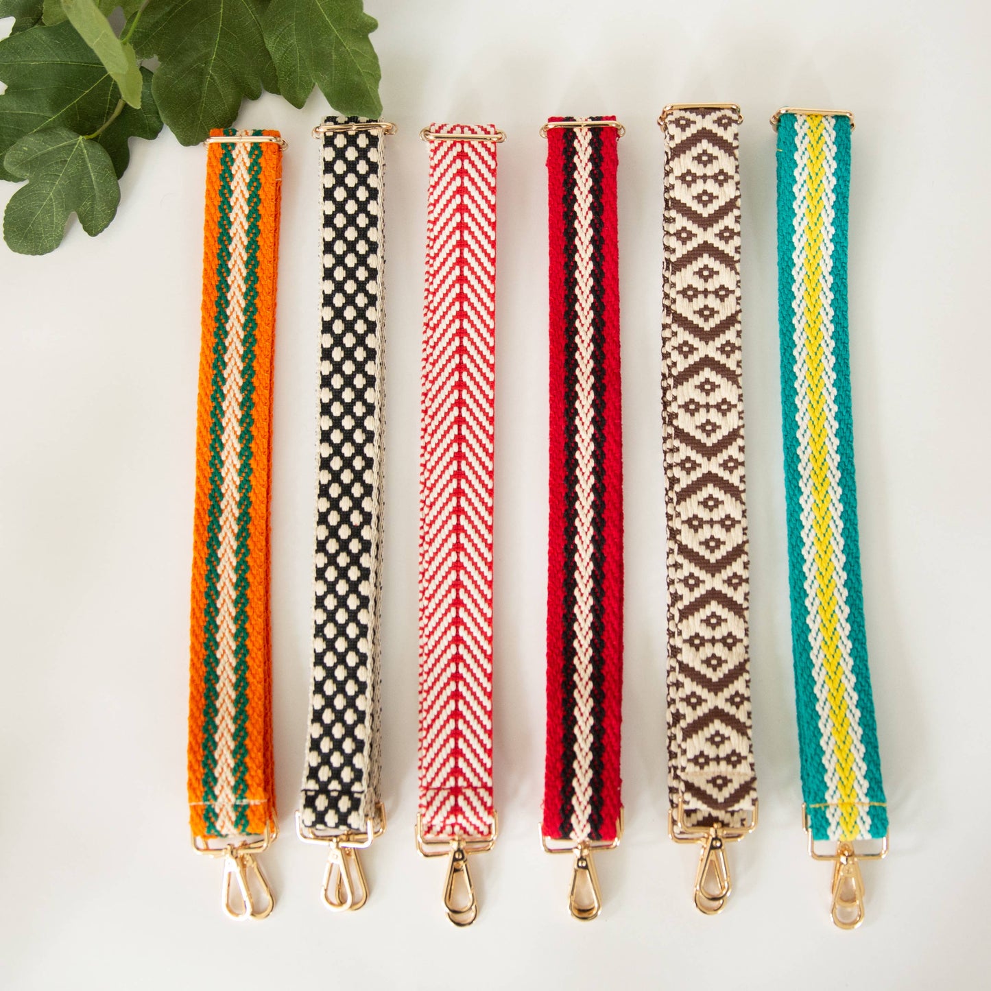 $2.97 Closeout Guitar Style Purse Strap - Woven Turquoise