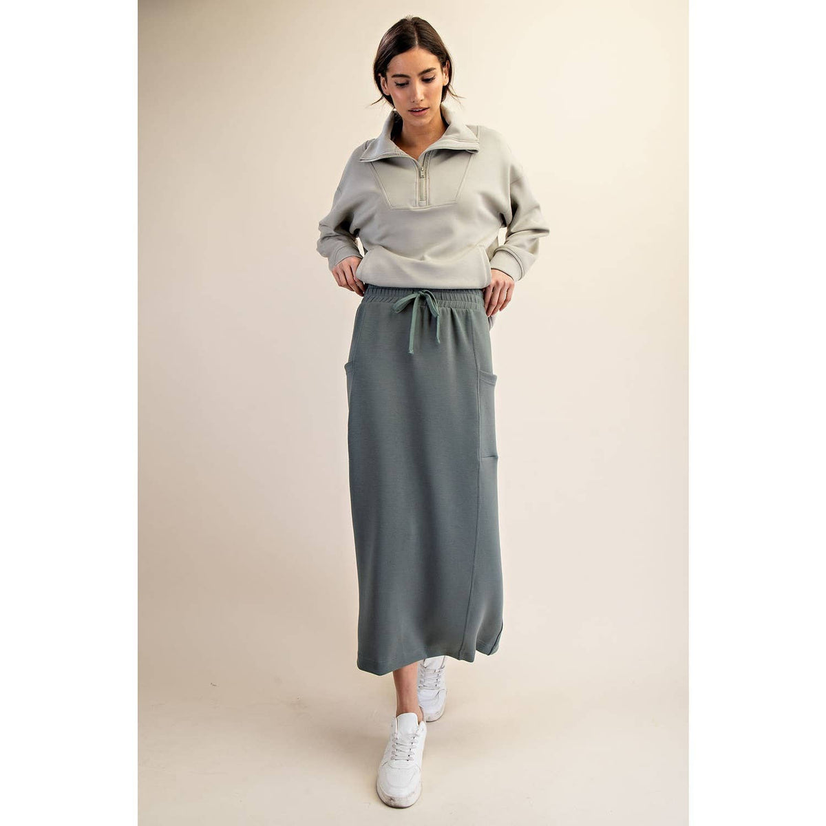 MODAL SCUBA LONG SKIRT