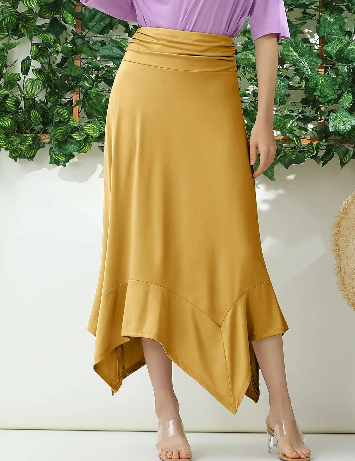 Women’s Asymmetrical Handkerchief Hem Dress