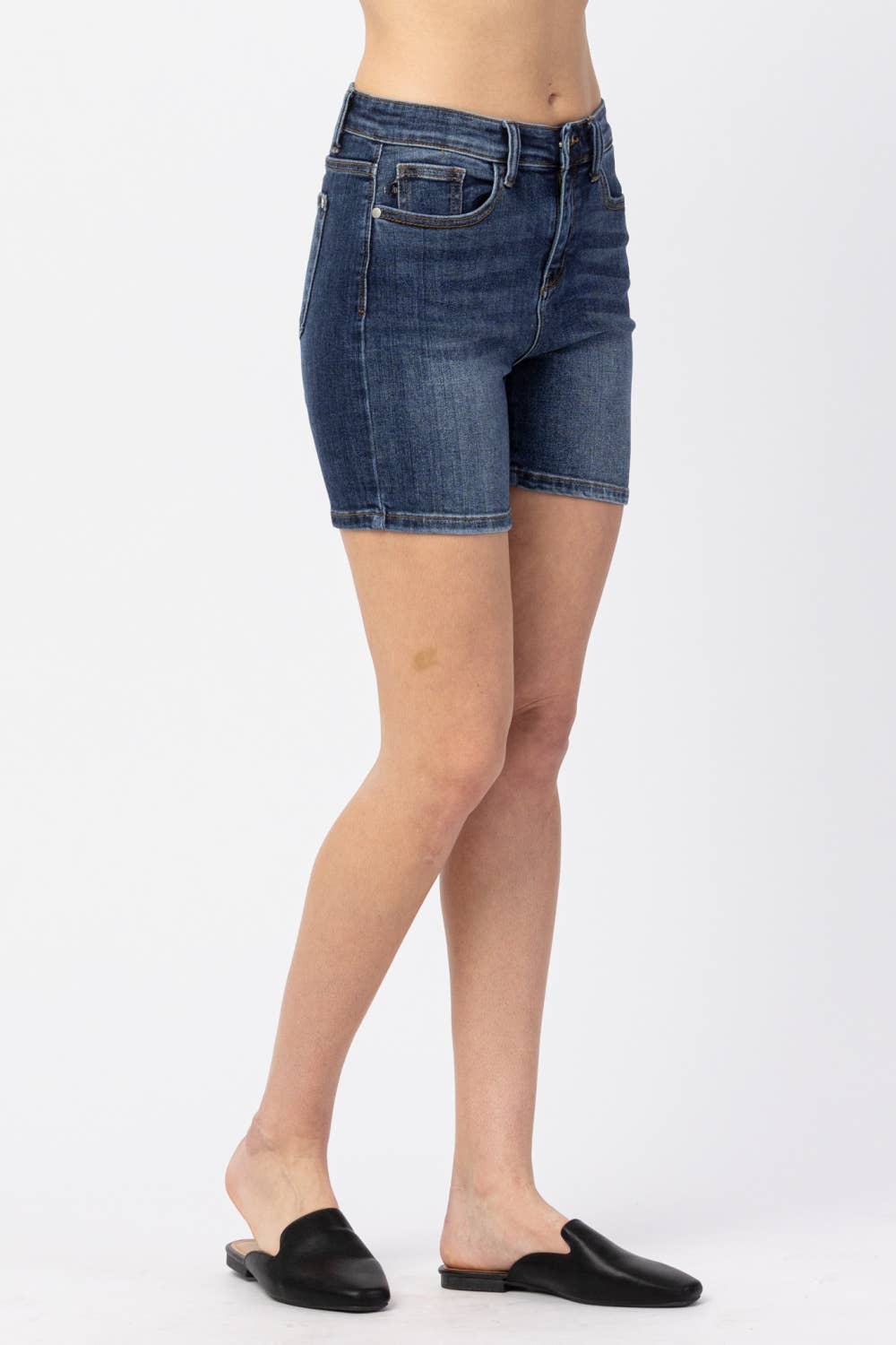 Hi-Rise Mid Length Shorts (XL Only)