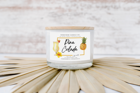 Pina Colada 12 oz 3 Wick Candle