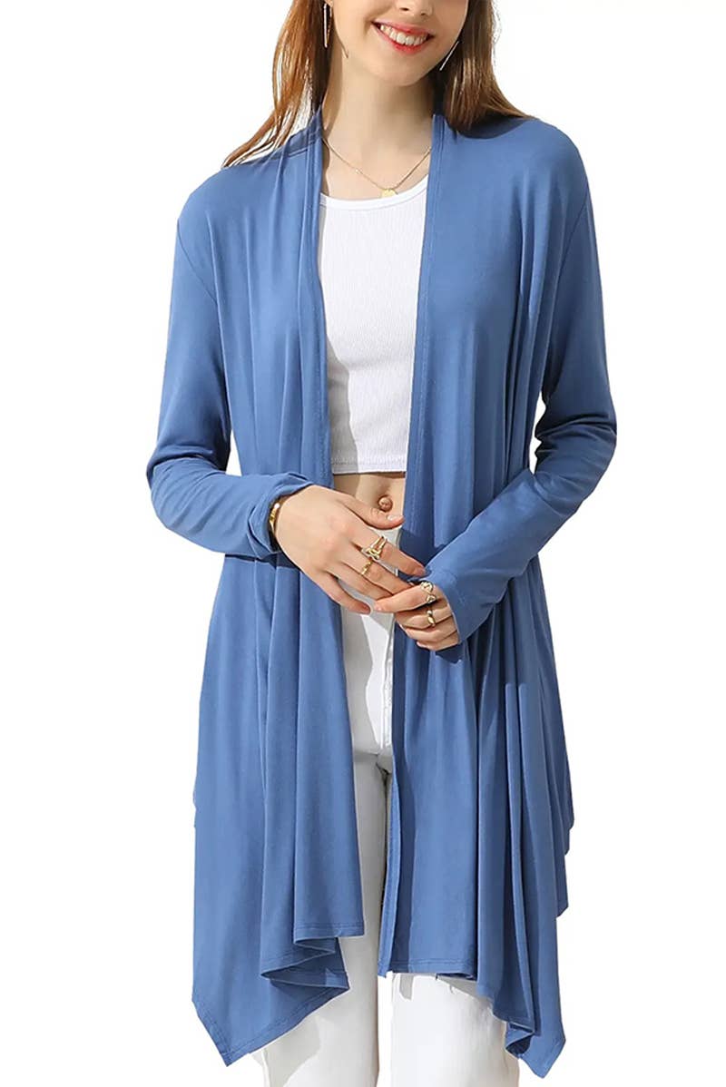 Long Sleeve Lightweight Duster Cardigan