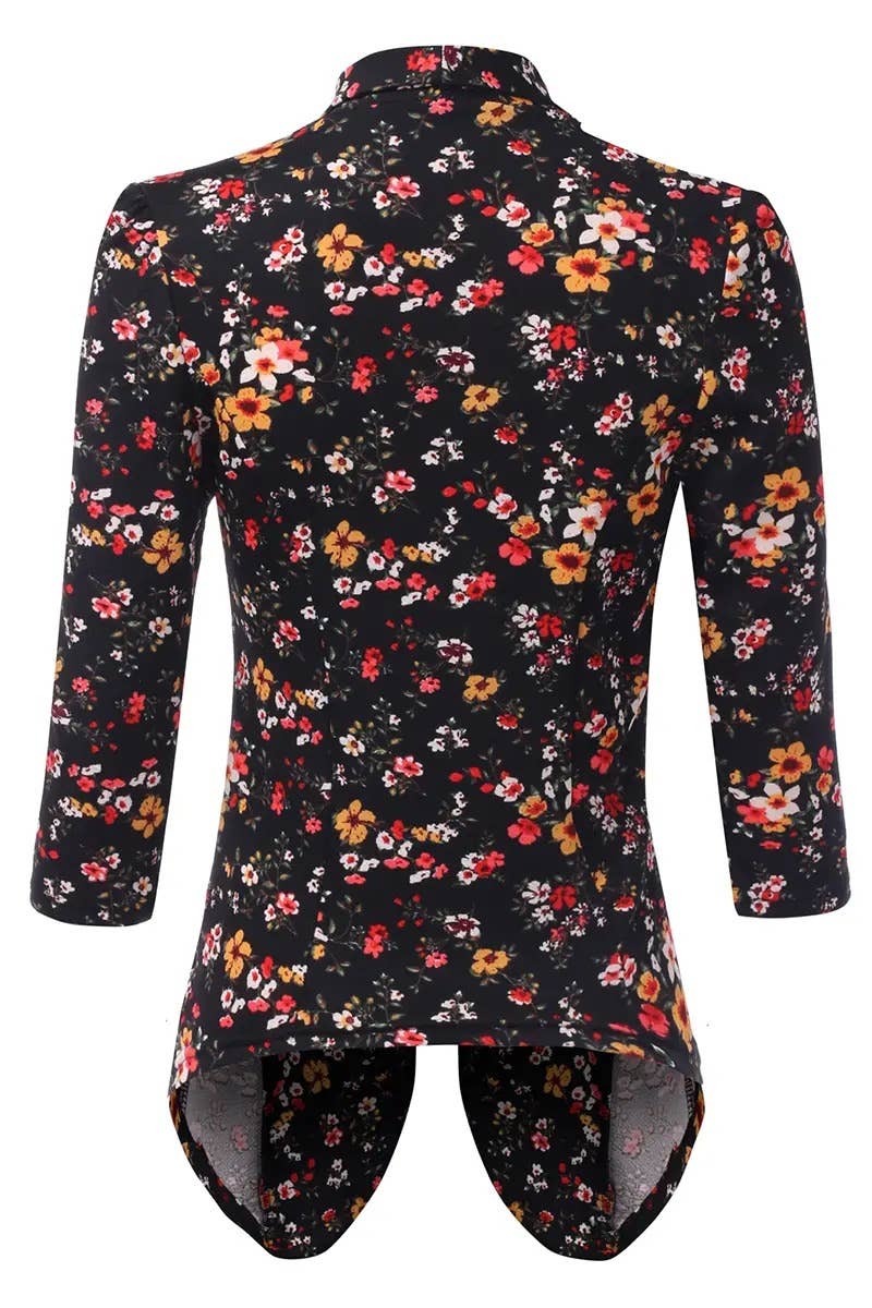 Women’s Linen 3/4 Sleeve Blazer Jacket