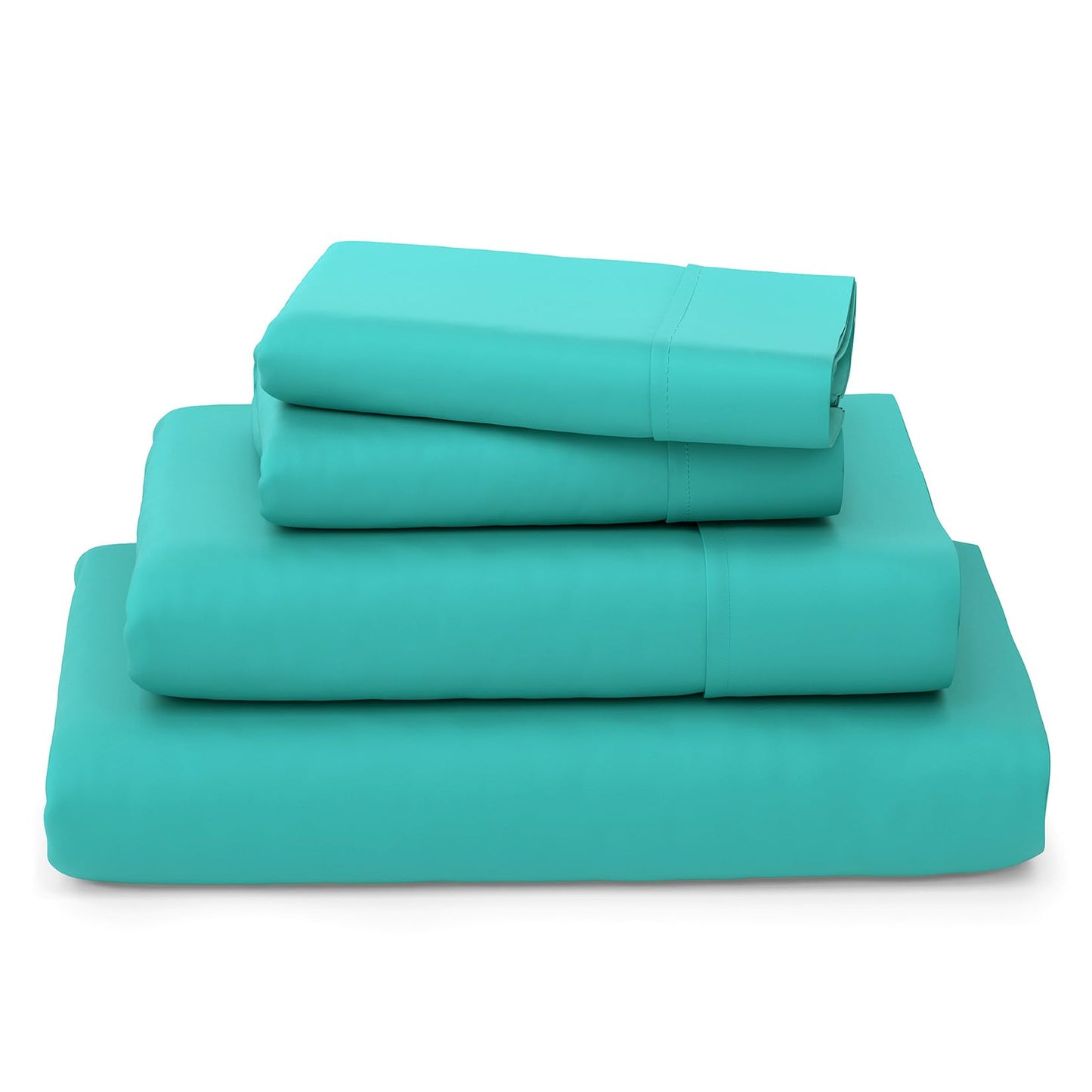 Cosy House Collection Luxury Sheets - Rayon Derived from Bamboo - Cooling & Breathable, Silky Soft, 16-Inch Deep Pockets - 4-Piece Bedding Set - King, Sage Green