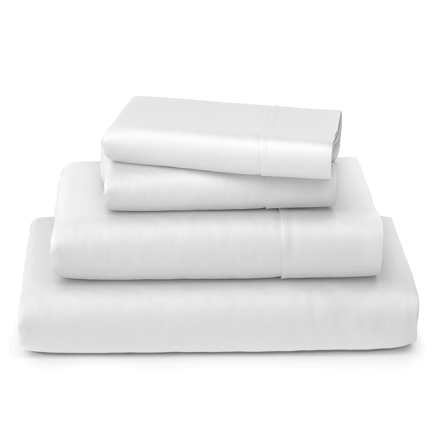 Cosy House Collection Luxury Sheets - Rayon Derived from Bamboo - Cooling & Breathable, Silky Soft, 16-Inch Deep Pockets - 4-Piece Bedding Set - King, Sage Green