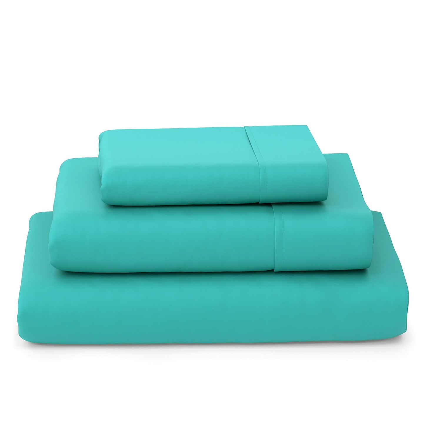 Cosy House Collection Luxury Sheets - Rayon Derived from Bamboo - Cooling & Breathable, Silky Soft, 16-Inch Deep Pockets - 4-Piece Bedding Set - King, Sage Green