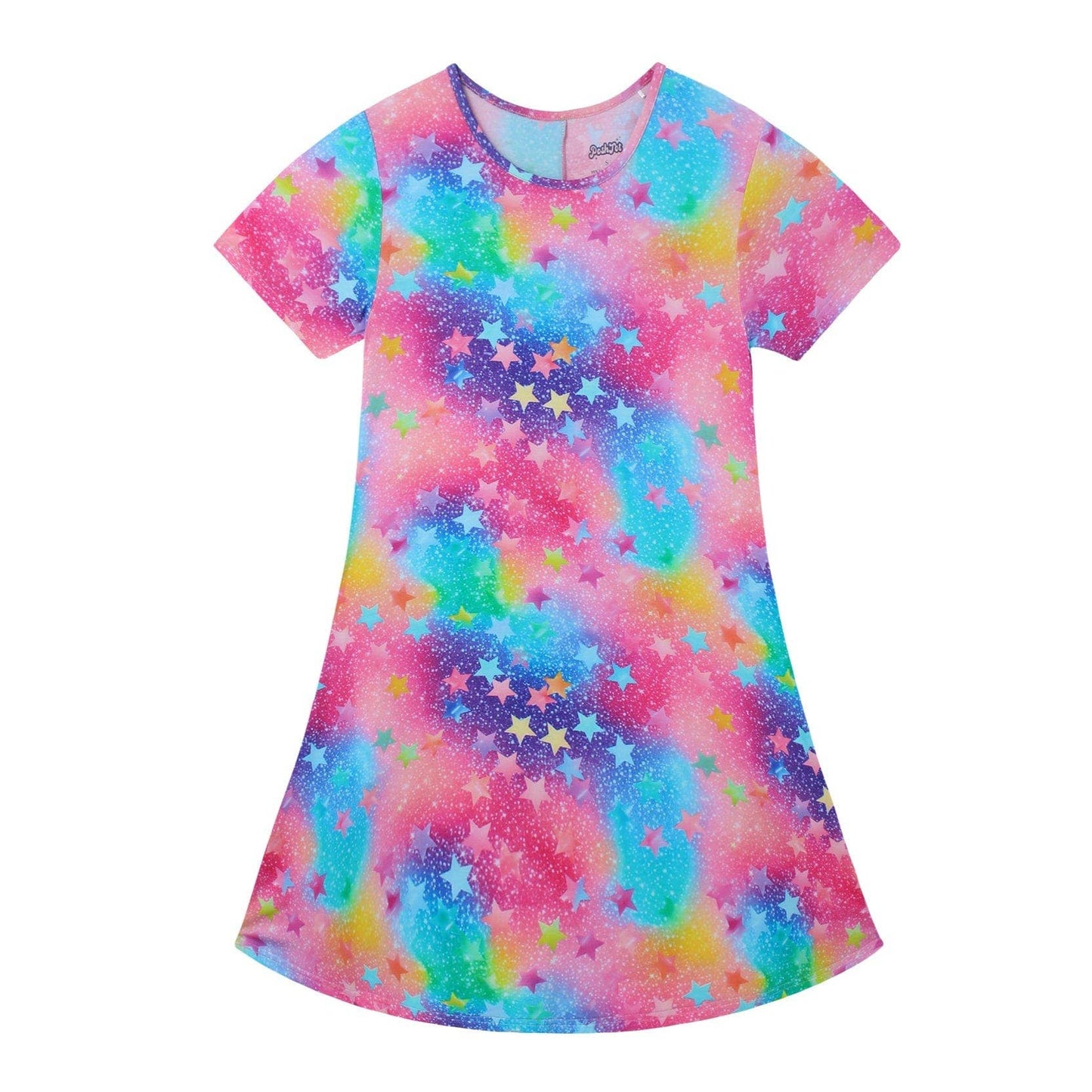 PoshTOT Colorful Stars Bamboo Women's Lounge Dress