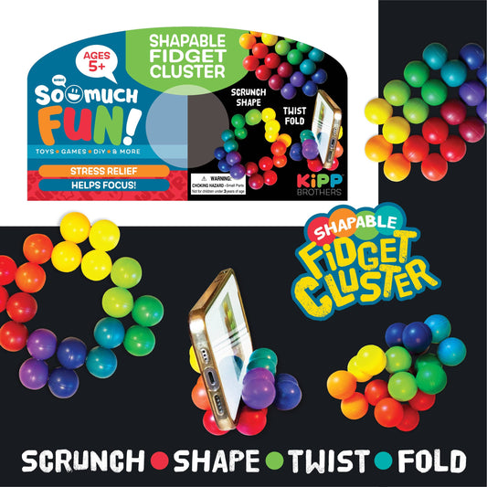 So Much Fun! Shapeable Fidget Cluster Closeout Bulk Buy