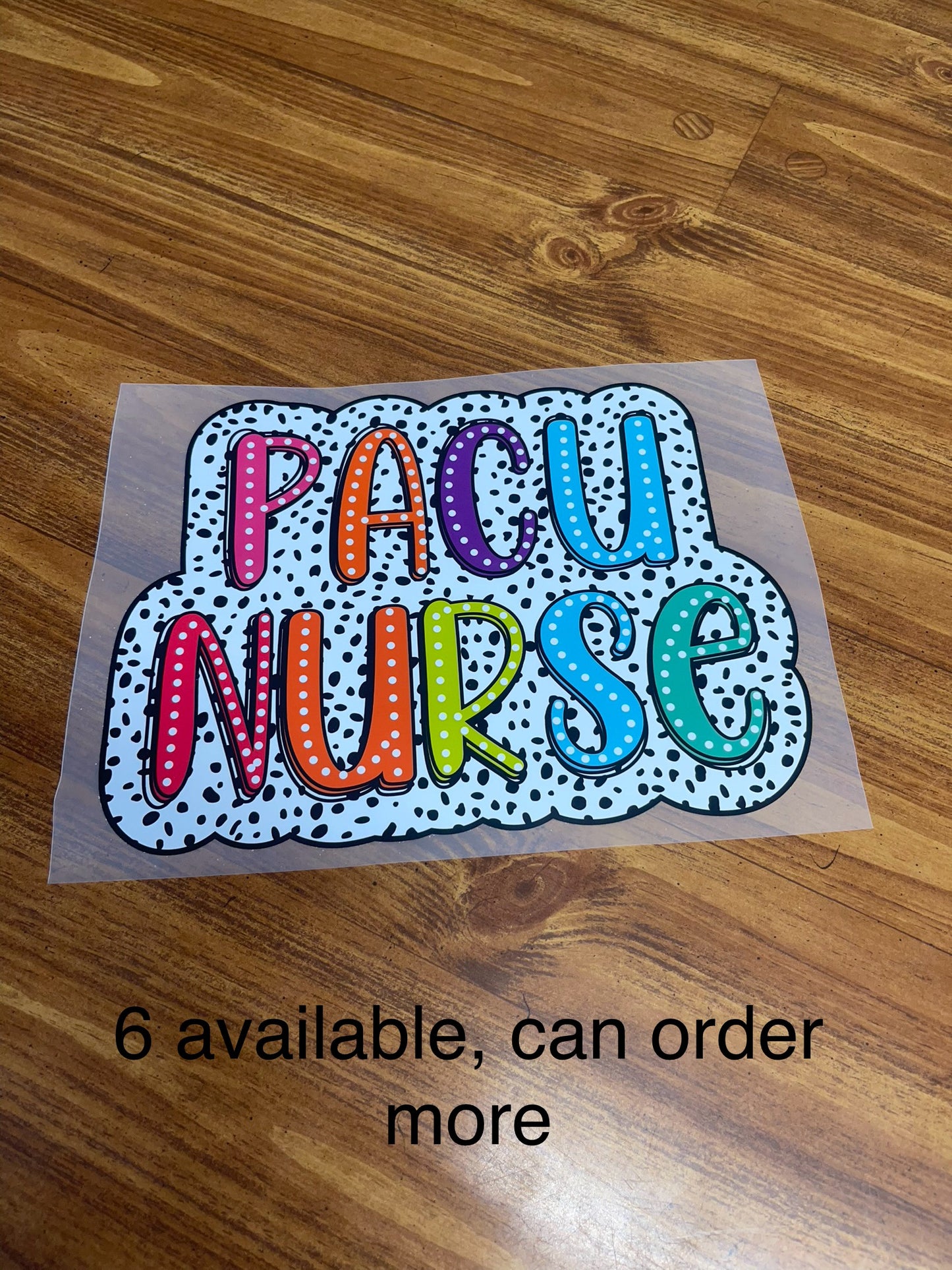 Medical/Nursing DFT Prints