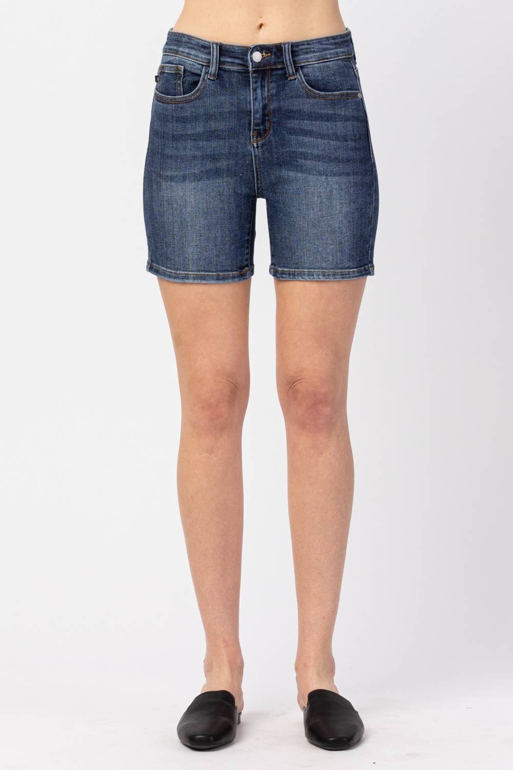 Hi-Rise Mid Length Shorts (XL Only)