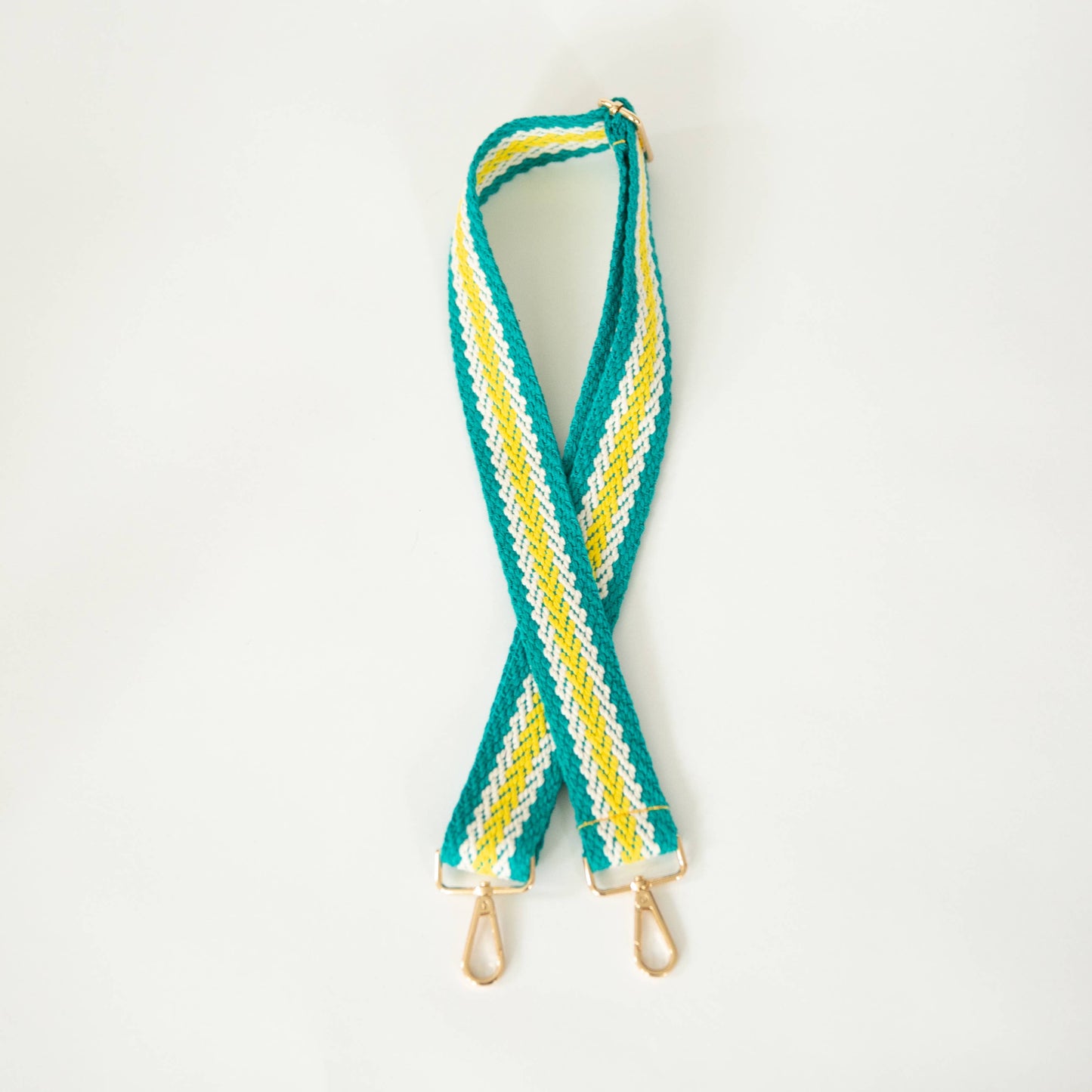 $2.97 Closeout Guitar Style Purse Strap - Woven Turquoise
