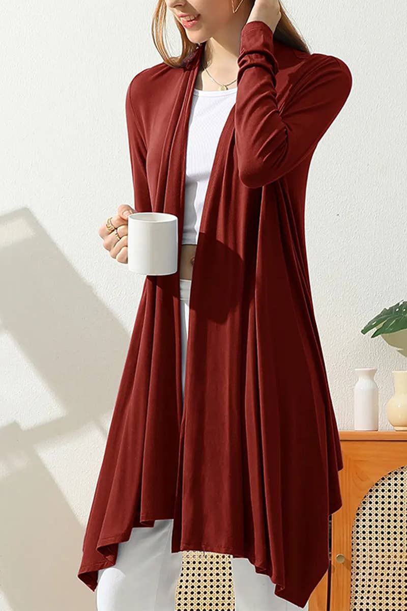 Long Sleeve Lightweight Duster Cardigan