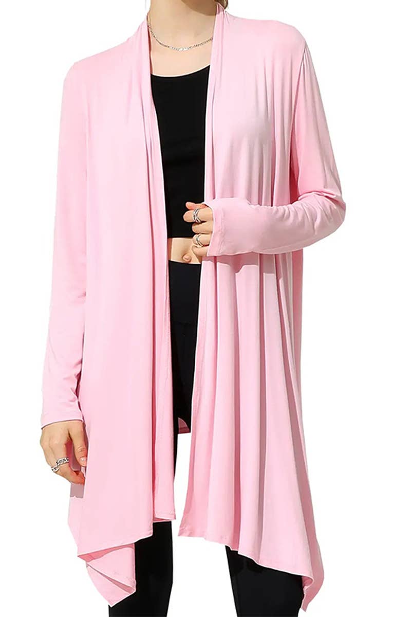 Long Sleeve Lightweight Duster Cardigan