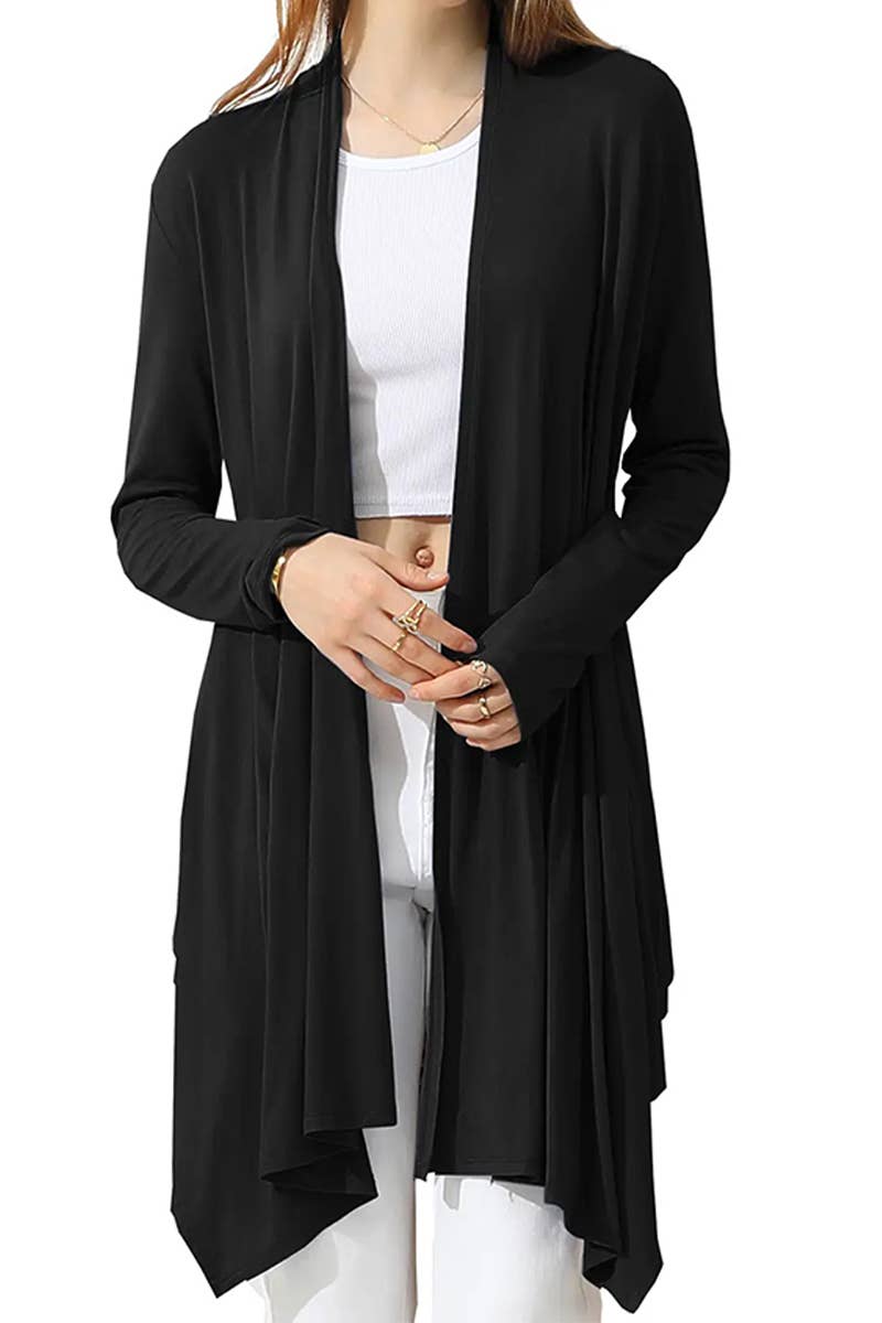 Long Sleeve Lightweight Duster Cardigan