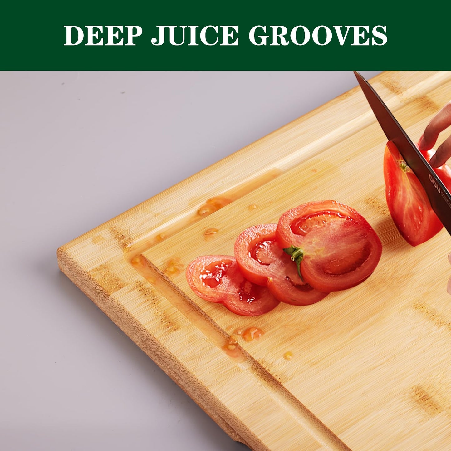 [2024 UPGRADE] Hifybaty Over The Sink Cutting Board - Expandable Cutting Board Over Sink, Bamboo Cutting Boards with Juice Groove, Kitchen Sink Cutting Board