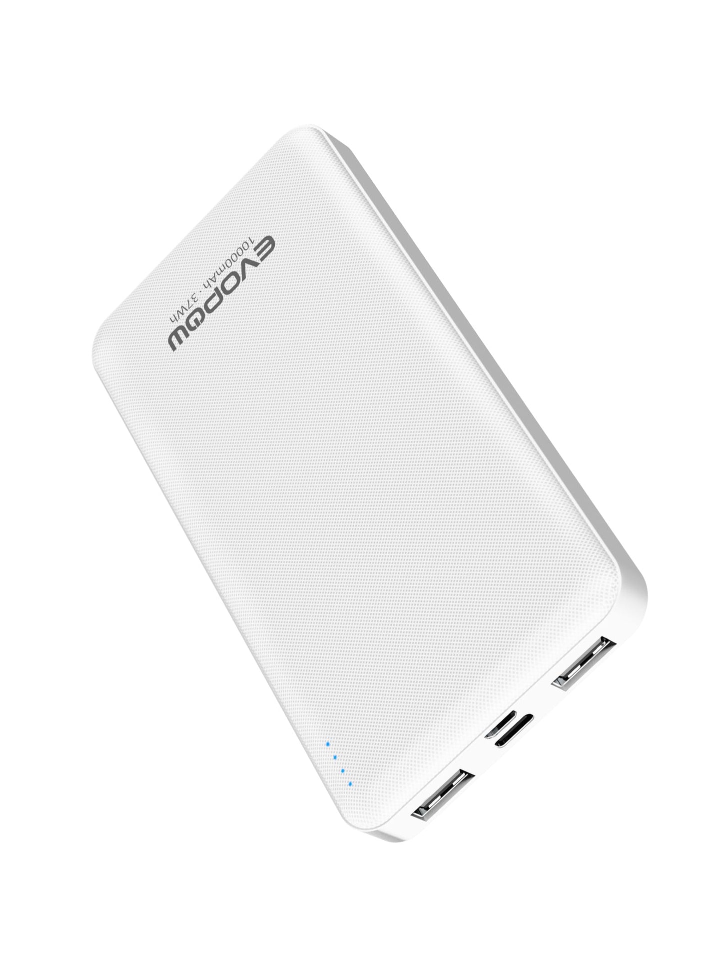 2-Pack Portable Charger, Slimmer 10000mAh 15W Power Bank, USB C in&Out Fast Charging Battery Pack, External Portable Power Bank for iPhone 16 15 14 13 12 iPad Airpods Samsung S23 S22 Pixel etc