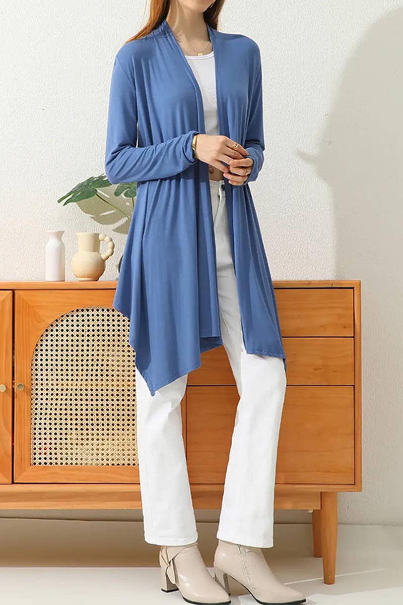 Long Sleeve Lightweight Duster Cardigan
