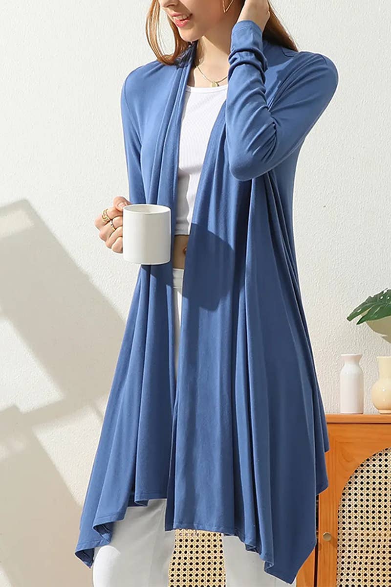 Long Sleeve Lightweight Duster Cardigan