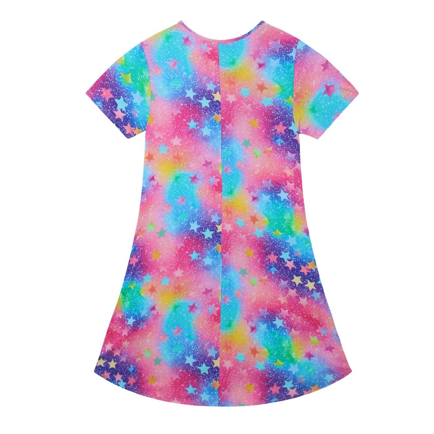 PoshTOT Colorful Stars Bamboo Women's Lounge Dress