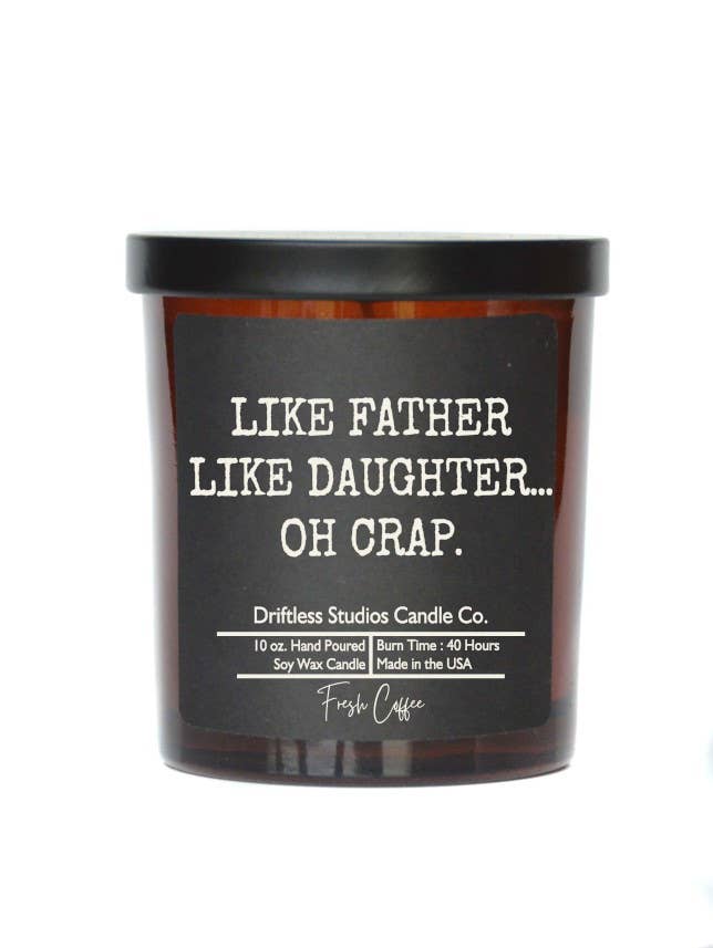 Like Father Like Daughter Fathers Day Candle - Gift Candles
