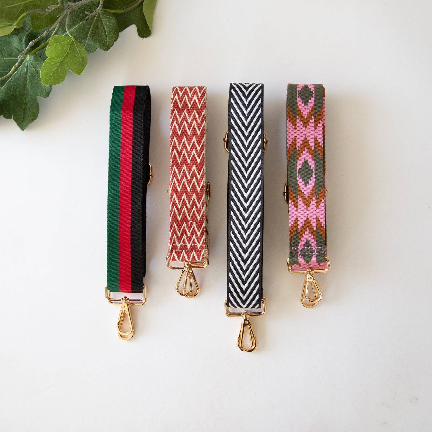 $2.97 Closeout Guitar Style Purse Strap - Green/Red/Black