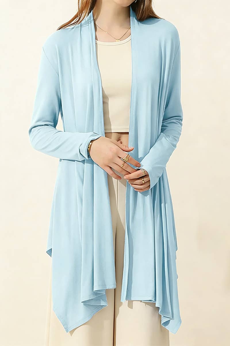 Long Sleeve Lightweight Duster Cardigan