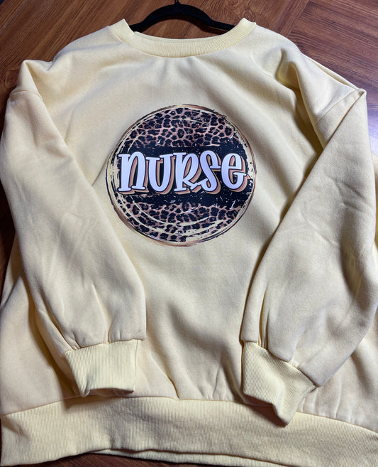 Yellow sweatshirt